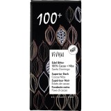 Ciocolata Amara 100% Cacao Vegana Bio Vivani, 80g, Premium, Intens Aroma, Fara Gluten, Agricultura Ecologica