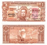 Bancnota Uruguay 1 Peso 1939, P-35b, UNC, Colecție Numismatică