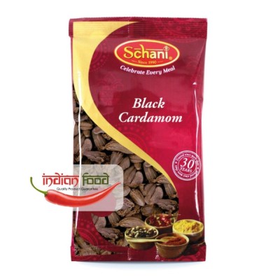 Schani Black Cardamom (Cardamom Negru Intreg) 50g foto