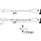 Set fise bujii OPEL FRONTERA A (5_MWL4) (1992 - 1998) BOSCH 0 986 356 864