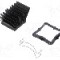 Radiator extrudat, aluminiu, 25mm x 25mm, neagra, Advanced Thermal Solutions - ATS-51250R-C1-R0