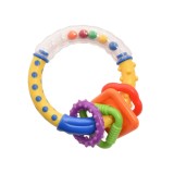 Jucarie zornaitoare in forma de inel, Multicolor, Diametru 9 cm, 0-3 luni