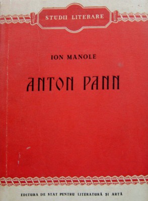 Ion Manole, ANTON  PANN, București, 1954 foto
