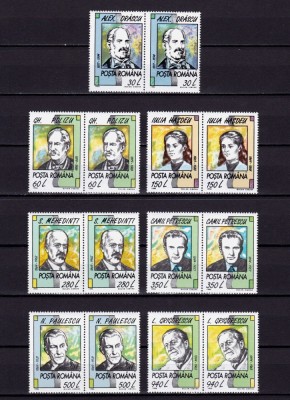 ✅RO 1994 LP 1362 &amp;quot; Aniversari-Comemorari-Personalitati&amp;quot; , serie pereche ( V sau H !!! ), MNH foto