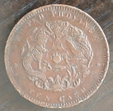 Moneda China - 10 Cash 1902-1905 - Hu-Peh