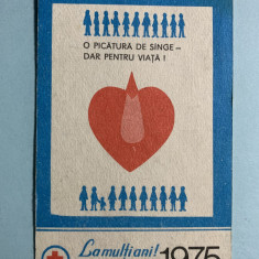 Calendar 1975 Crucea Roșie