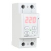 Releu Tensiune Digital ZUBR D2-40 40A, Protectie Supratensiune, Intarziere, Jurnal Alarma, Montaj Sina DIN