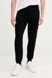 Karl Lagerfeld pantaloni de trening culoarea negru, cu imprimeu, 553910.705034