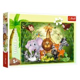 Puzzle Animale &icirc;n Pădure, 104 piese, Multicolor, CMCLASS