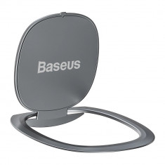 Baseus ultra-subțire adeziv inel suport de telefon suport de argint (SUYB-0S)