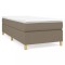 Cadru de pat fara saltea Taupe 80x200 cm tesatura