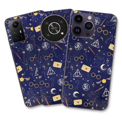 Husa Apple iPhone 11 Silicon Gel Tpu Model Harry Potter Pattern Symbols foto
