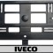 Set 2 bucati, suport numar inmatriculare IVECO II