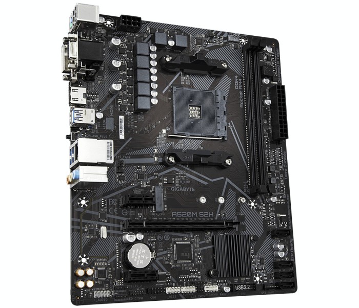 PLACA de BAZA Gigabyte &amp;quot;A520M S2H&amp;quot;, skt AM4, mATX, AMD A520, 2 x DDR4, max. 64 GB, 4 x SATA, 1 x M.2, 7.1, &amp;quot;A520M S2H&amp;quot;