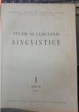 1957 Revista Studii si cercetari lingvistice Anul VIII / Nr 1 Academia RSR CVP