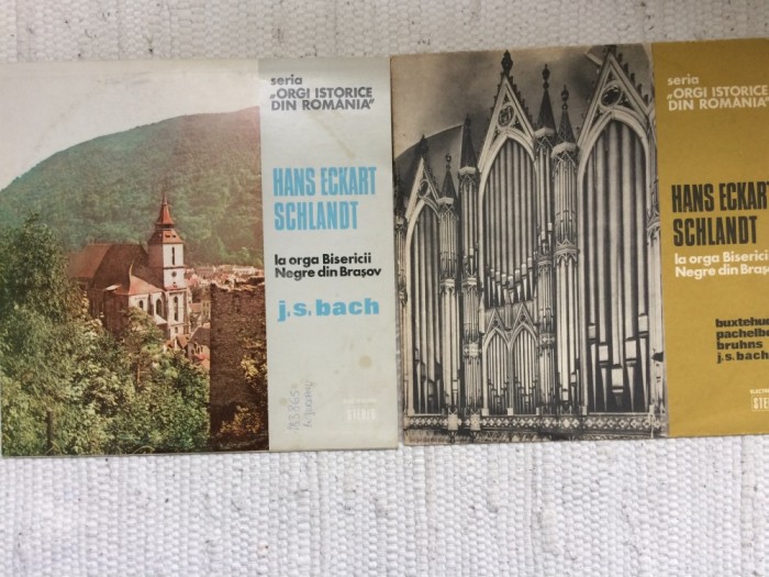 hans eckart schlandt la orga bisericii negre brasov orgi istorice muzica clasica baroca 2 discuri vinyl lp VG+