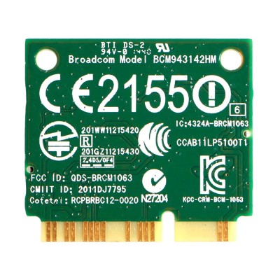 236.Modul/Placa retea wifi wireless wifi laptop BRCM1063 foto