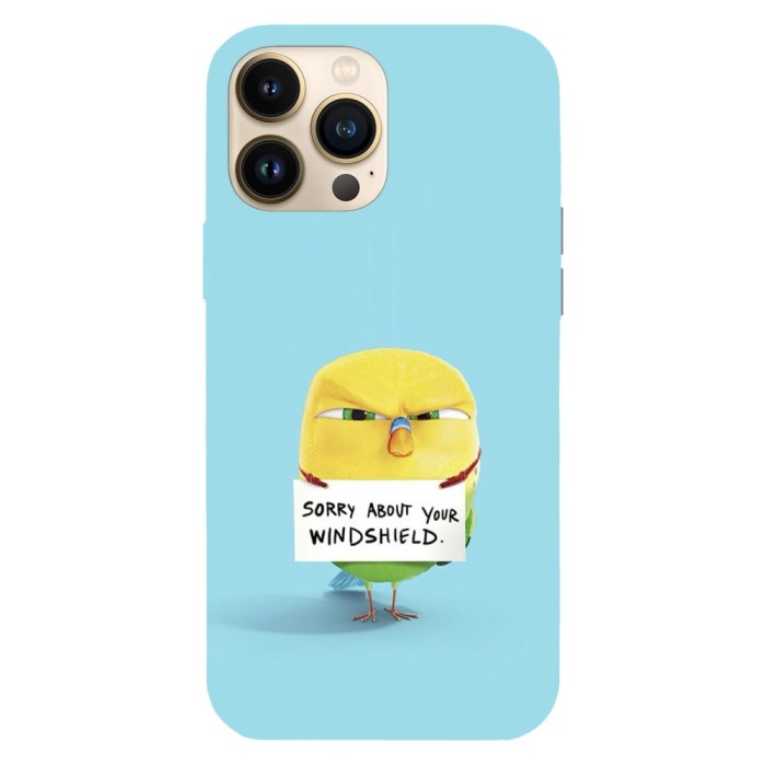 Husa compatibila cu Apple iPhone 14 Plus, Viceversa, model Sorry about your windshield The Secret Life of Pets , Silicon, TPU