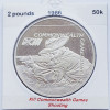 610 Falkland 2 Pounds 1986 Commonwealth Games-Shooting km 22 argint, America Centrala si de Sud