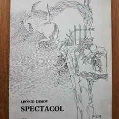 Leonid Dimov - Spectacol (1979, ilustratii Florin Puca) poezii onirismul estetic