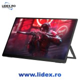 Monitor portabil Uperfect 18.5" 120Hz IPS Full HD USteam E6 Pro negru