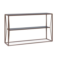 Consola otel maro coin sticla Hydra 120x32x75 cm