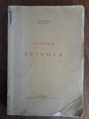 Filozofia lui Spinoza - I. Brucar, 1930 / R2P1S foto