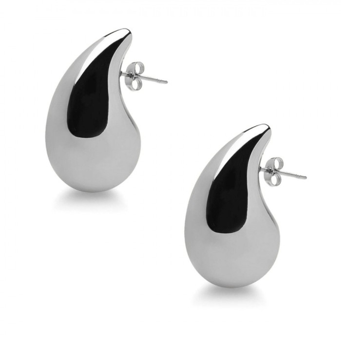 Cercei Femei, Language of Jewels, Picătură, Culoare Argintie, 2.5cm, Set 1 Pereche