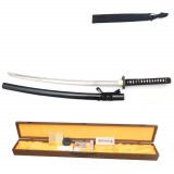 Katana Sabie Samurai Kit Curatare, Cutie Lama 72cm Carbon Tole 10 Imperial 31629