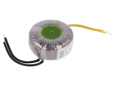 Transformator Toroidal 60VA 230V 24V 2.5A cu Cabluri foto