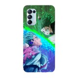 Husa compatibila cu Oppo A76, Viceversa, model Tatsumaki and Pyskos One Punch Man, Silicon, TPU, Transparent, Carcasa