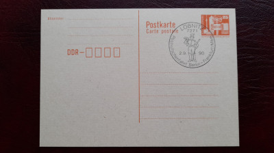 1990-DDR CP nec. st. Lobnitz foto