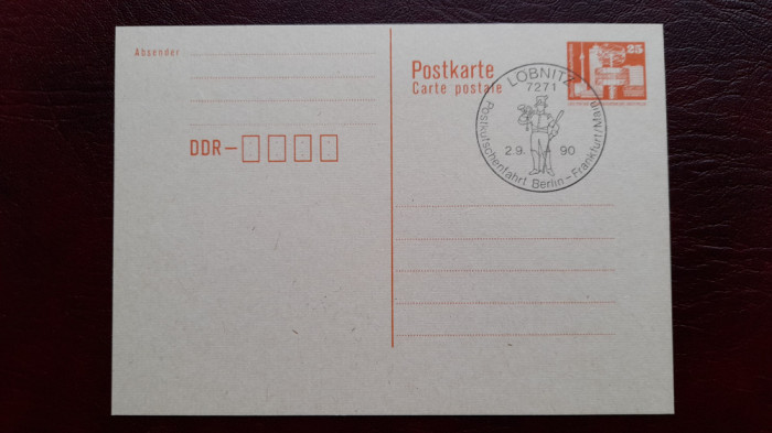 1990-DDR CP nec. st. Lobnitz
