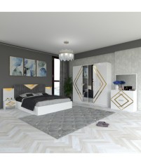 Dormitor Porto Alb 140x200cm