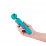 Vibrator Bagheta Revel Fae, Turcoaz, 19 cm, NS Toys