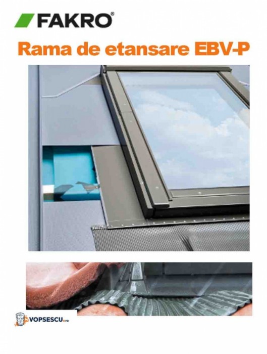 Rama pentru tabla plana prefălțuita Fakro EBV-P