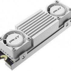 SSD PNY XLR8 CS3150, 2TB, M.2 2280, PCIe Gen5 x4, Radiator (Alb)
