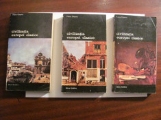 CY - Pierre CHAUNU &amp;quot;Civilizatia Europei Clasice&amp;quot; / 3 volume foto