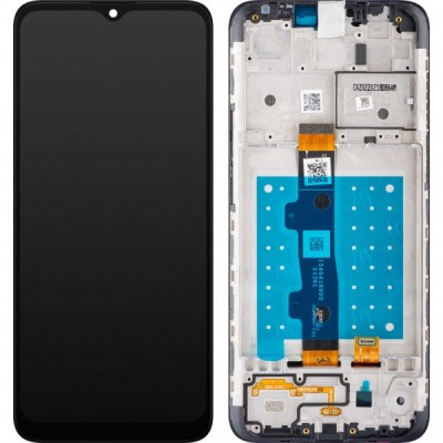 Display cu Touchscreen Motorola Moto E7, cu Rama, Negru, Service Pack 5D68C17784 foto