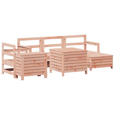 Set canapele gradina, 7 piese, lemn masiv brad douglas foto