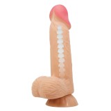Dildo Realist Sliding Skin, Bendable, Lifelike Skin, Natural, 20.6 cm