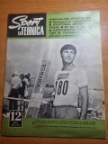 Sport si tehnica decembrie 1973-art, cluj,fagaras