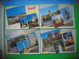 HOPCT LOT 2987 -IASI-4 CARTI POSTALE-NECIRCULATE