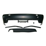 Set bara spate BMW Seria 5 (E39), 01.1996-06.04, grunduit, de vopsit; type M-Tech; cu bandouri, cu spoiler; cu iesiri evacuare dubla; TUNING, Sedan,