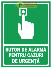 Indicator buton in caz de urgenta foto