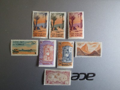 SOMALIA FRANCEZA SERIE MNH/MH=202 foto