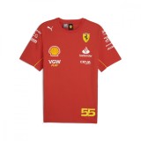 Ferrari tricou de bărbați Driver Sainz red F1 Team 2024 - XXXL, Puma