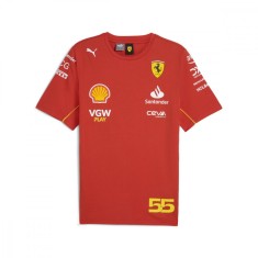 Ferrari tricou de barba?i Driver Sainz red F1 Team 2024 - XXL foto