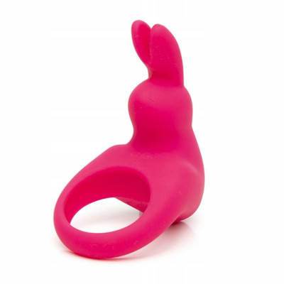 Inel vibrator - Happy Rabbit Inel vibrator pentru penis de iepure roz foto