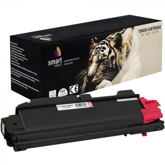 Toner de imprimanta pentru Kyocera , TK5140M , magenta , 5000 pagini , Smart Print